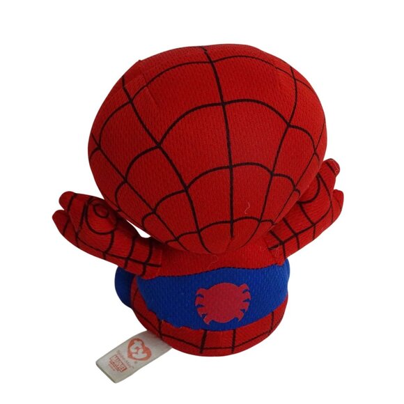 Ty Spider-Man Stuffed Animal Plush Soft Toy Marvel Bean Bag 5.5 inches - Picture 2 of 10